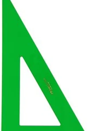 CARTABON SERIE TECNICA 32CM METACRILATO VERDE SIN GRADUAR