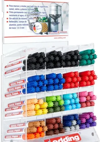 EXP 128 ROTULADOR EDDING 3000 COLORES SURTIDOS