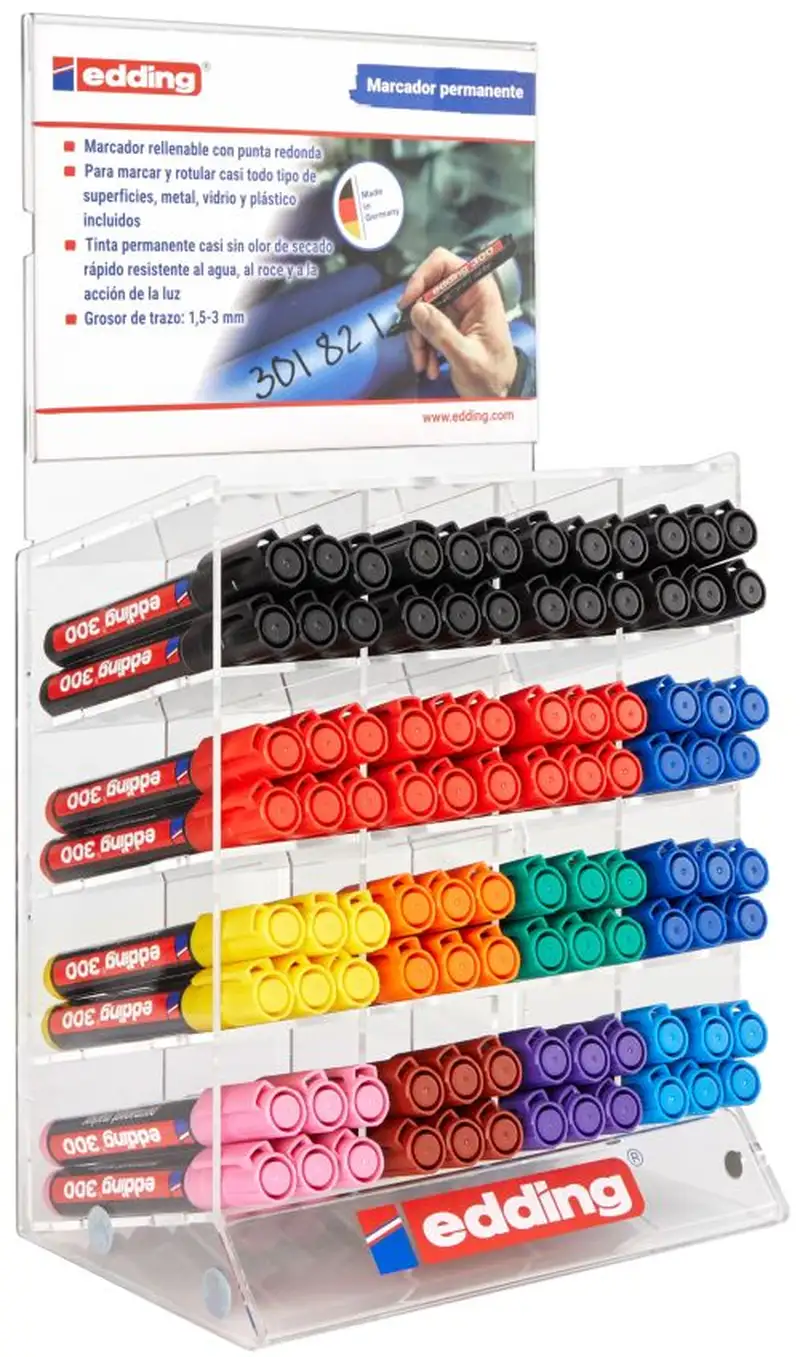EXP 96 ROTULADOR EDDING 300 COLORES GAMA COMPLETA SURTIDOS