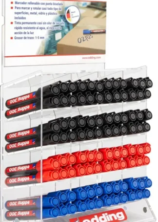 EXP 96 ROTULADORES EDDING 300 COLORES GAMA BASICOS