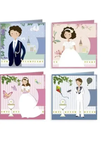 EXP 48 BILLETERO CIERRE COMUNION ORO 4 MODELOS