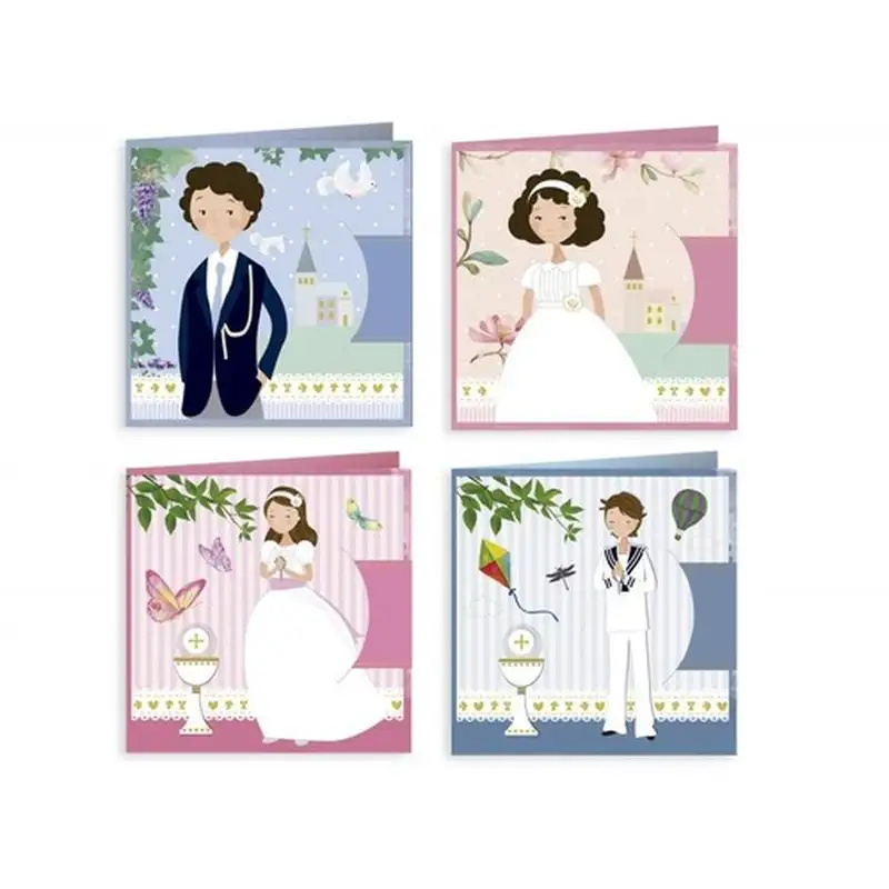 EXP 48 BILLETERO CIERRE COMUNION ORO 4 MODELOS