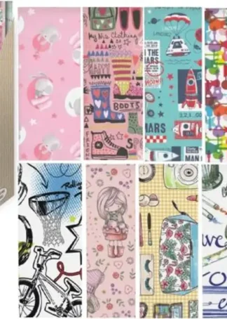 EXP 50 ROLLOS PAPEL REGALO BUSQUETS KRAFT TODO AÑO 70X100CM