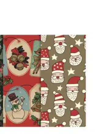 EXP 50 ROLLOS PAPEL REGALO BUSQUETS NAVIDAD 70X100CM