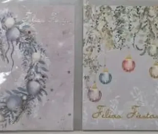 TARJETA DE NAVIDAD DISEÑO FELICES FIESTAS MODELOS SURTIDOS