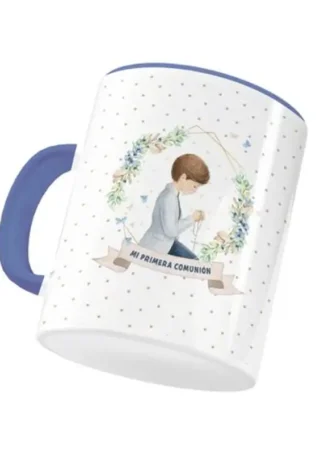 TAZA CERÁMICA NIÑO ORLA COMUNIÓN