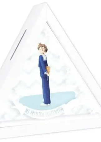 HUCHA TRIANGULAR COMUNION NIÑO BIBLIA