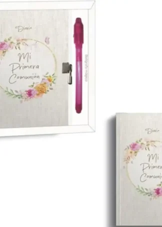DIARIO COMUNION NIÑA + BOLÍGRAFO MÁGICO
