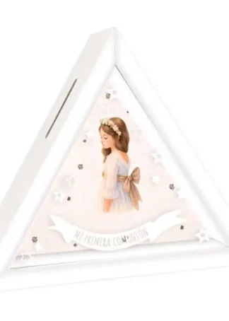 HUCHA TRIANGULAR COMUNIÓN NIÑA