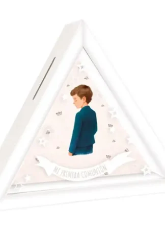 HUCHA TRIANGULAR COMUNIÓN NIÑO