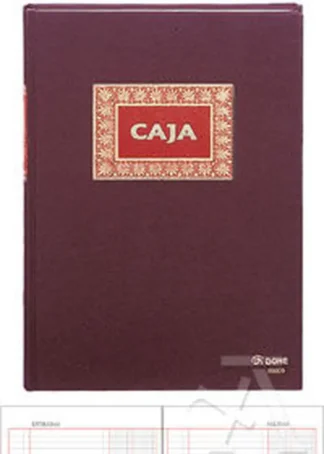 LIBRO CAJA FOLIO NATURAL 100H NUMERADAS DOHE