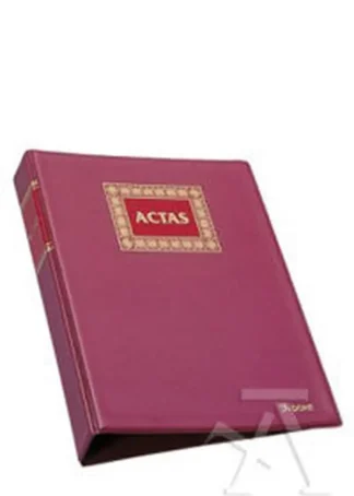 LIBRO ACTAS HOJAS MOVILES A4 100 HOJAS