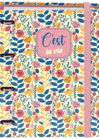 CARPEBLOC A4 4 ANILLAS 35MM CON RECAMBIO CEST LA VIE