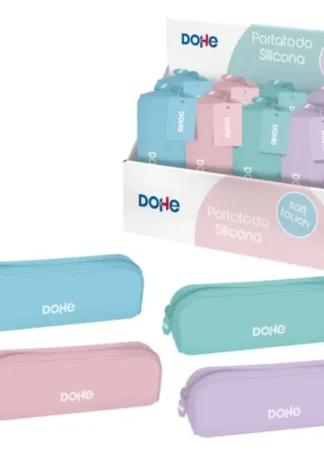 EXP 8 PORTATODO SILICONA SENCILLO COLORES PASTEL SURTIDO