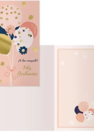 PACK 6 TARJETAS FELICITACION MODELO EVERY-BALLOONS