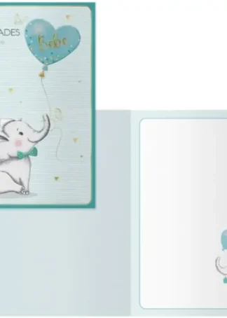 PACK 6 TARJETAS FELICITACION MODELO EVERY-ELEPHANT