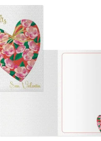 PACK 6 TARJETAS FELICITACION MODELO VALENTIN-CUORE