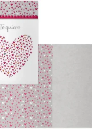 PACK 6 TARJETAS FELICITACION MODELO VALENTIN-AROMA