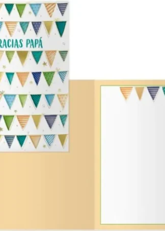 PACK 6 TARJETAS FELICITACION MODELO DIA PADRE-GARLAND