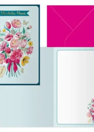 PACK 6 TARJETAS FELICITACION MODELO DIA MADRE-MAZZO