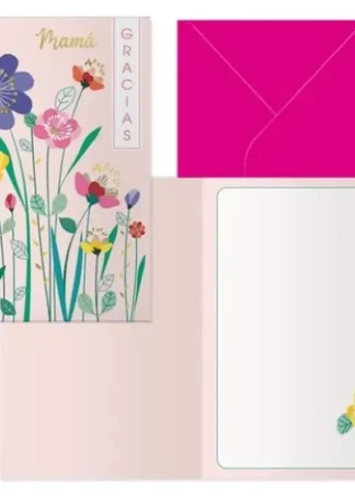 PACK 6 TARJETAS FELICITACION MODELO DIA MADRE-PRADERA