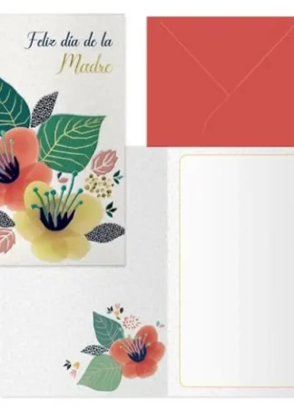 PACK 6 TARJETAS FELICITACION MODELO SWEET 11,5X17CM