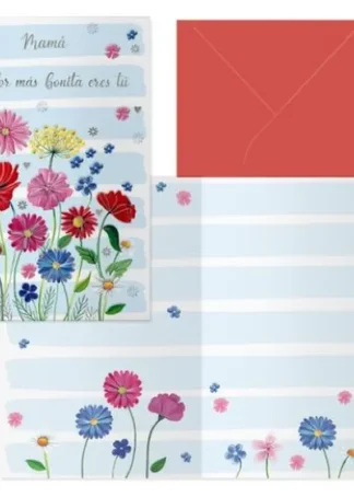 PACK 6 TARJETAS FELICITACION MODELO ETERNAL 11,5X17CM