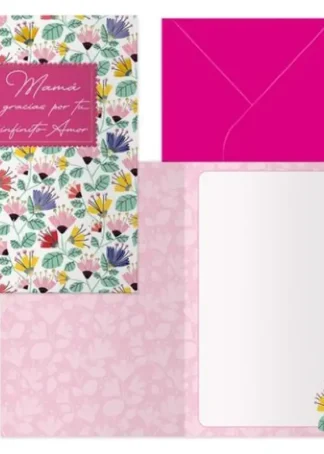 PACK 6 TARJETAS FELICITACIONES MODELO DIA MADRE ESPECIAL 11