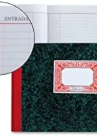 CARTONE CONTABILIDAD CAJA 4º 100 HOJAS ENTRADA Y SALIDA