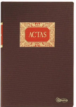 LIBRO ACTAS Fº 100 HOJAS