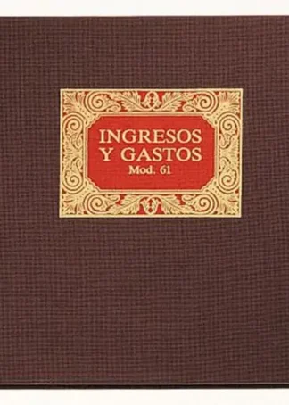 LIBRO INGRESOS Y GASTOS Fº APAISADO 100 HOJAS