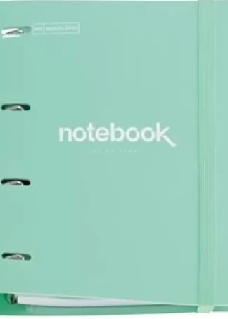 CARPEBLOC A4 4 ANILLAS 35MM POLYFOAM COLOR MINT EMOTIONS