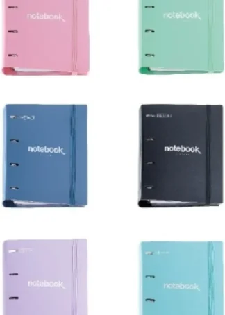 C/6 CARPEBLOC A4 4 ANILLAS 35MM POLYFOAM EMOTIONS COLORES