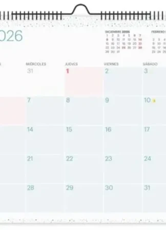CALENDARIO PARED 2026 A3 LOVELY