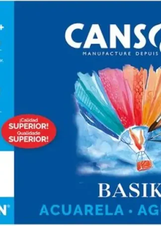 BLOC DIBUJO ESPIRAL BASIK ACUARELA Y TEMPERA A3+ 370G.