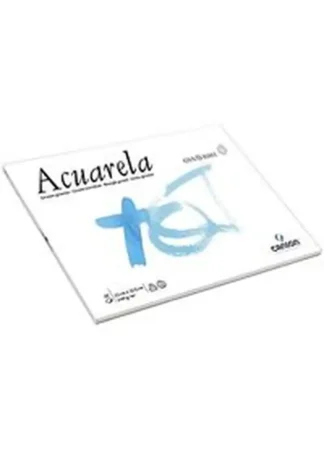 BLOC ENCOLADO ACUARELA 23X33CM 20H 240G GRANO GRUESO