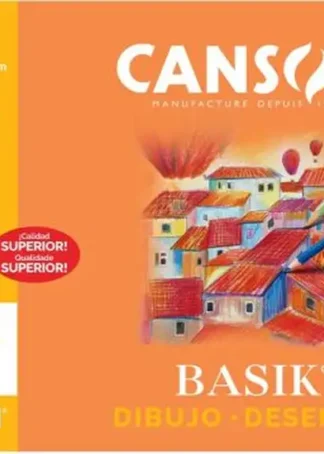 MINIPACK 10 LAMINAS DIBUJO BASIK A3+ 130G. CON RECUADRO