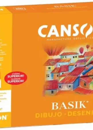 C/250 LAMINAS DIBUJO BASIK A4 13OG. RECUADRO Y CAJETIN