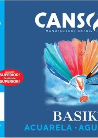 MINIPACK 6 LAMINAS BASIK A3 ACUARELA Y TEMPERA 370G.