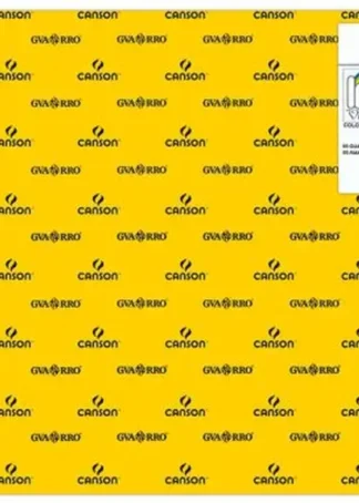 PAQ/25 CARTULINAS IRIS 50X65 250G. AMARILLO FLUOR