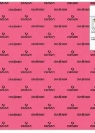 PAQ/25 CARTULINAS IRIS 50X65 250G. FUCSIA FLUOR