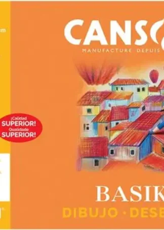 BLOC DIBUJO LISO BASIK ESPIRAL A4+ 20H 130G. TALADRO MICR