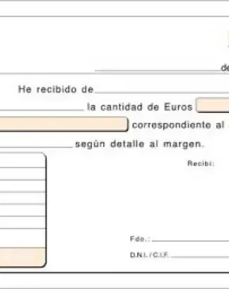 PAQ/10 TALONARIO RECIBO ALQUILER DUPLICADO CON IGIC