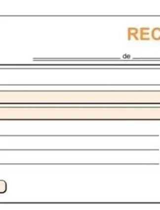 PAQ/10 TALONARIOS DE RECIBOS 1/3 FOLIO 21X10,5 CM DUPL/AUTO