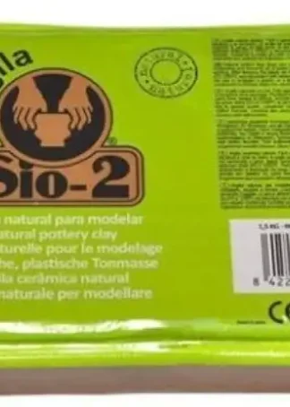 PAQ/8 ARCILLA SIO-2 ESCOLAR ROJA 1.5KG