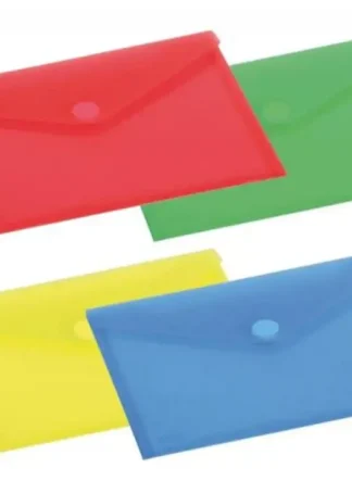 PAQ/10 CARPETA SOBRE A5 CIERRE VELCRO PP AMARILLO (180X250)