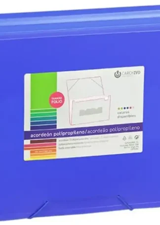 CARPETA FUELLE Fº AZUL PP 13 DEPARTAMENTOS