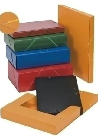 CARPETA PROYECTOS CARTON FORRADO L.5 CM ROJO