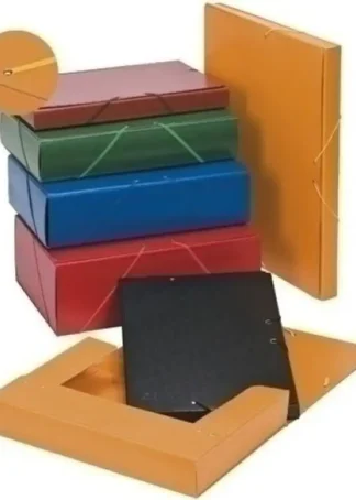 CARPETA PROYECTOS CARTON FORRADO L.9 CM AZUL