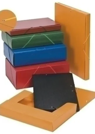 CARPETA PROYECTOS CARTON FORRADO L.9 CM VERDE